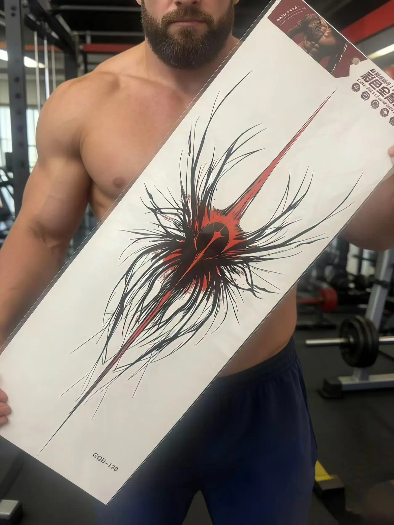 Large-sized full arm temporary tattoo stickers, suitable for both men and women, realistic arm, chest, and shoulder tattoo designs, waterproof.