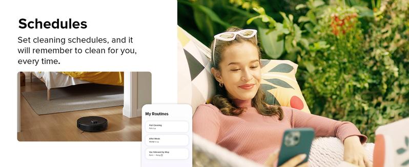 Roborock Qrevo Series Robot Vacuum and Mop, 10,000Pa suction, Self-Drying, Auto Mop Washing, Self-Emptying & Refilling, 10mm Mop Lifting, Smart Obstacle Avoidance (QV 35S) #TikTokShopJumpstartSale