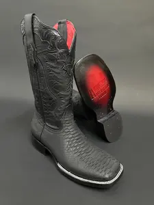 Jackson Black Matte Western Men Cowboy Boots