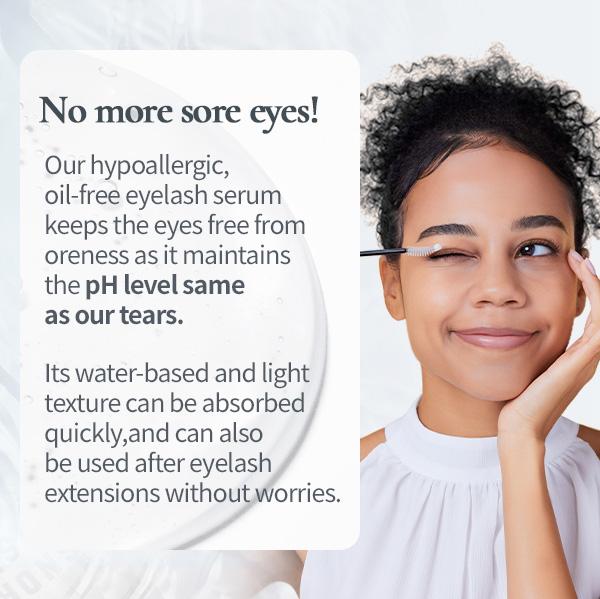 [COSNORI] Long Active Eyelash Serum 2-Pack (0.3 fl. oz. x2) | Korean No.1 Lash Serum | Vegan & Prostaglandin-Free | Daily Lash Care