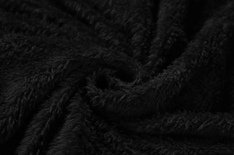 TJL Men's Winter Insulated Jacket with Detachable Hood Black Thick Outdoor Warm Coat Medium Size Fleece Lined Polyester Fiber Easy Machine Washable Cold Weather Wear Casual Style Classic Zipper Long Sleeve