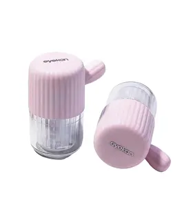 No-Charge Manual Contact Lens Cleaner Kit case  – Removes Protein with Double Box & Tweezers