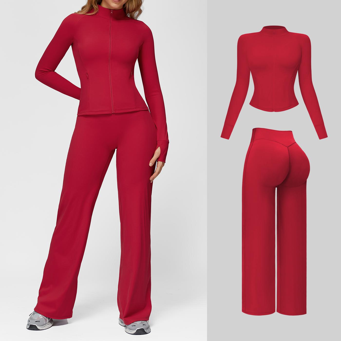 MFVIM Women's Sports Suit, Comfortable and Stylish Activewear Set for Workouts, Perfect for Yoga and Gym Sessions SpringStatements