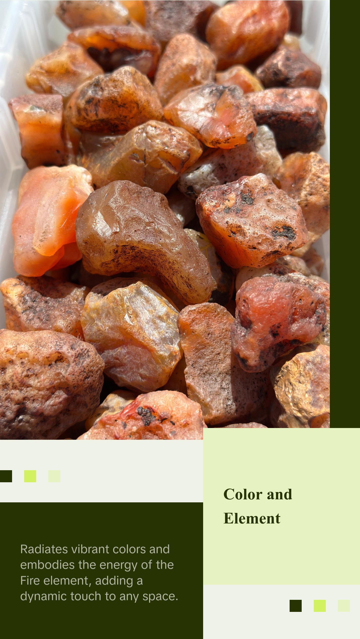 Raw Carnelian Stone - Grade B from Madagascar Raw Carnelian Stone - Grade B from Madagascar