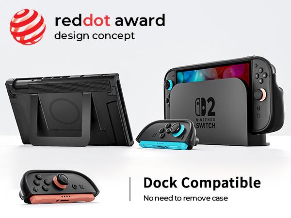 COOWPS Split Protective Console Case for Nintendo Switch 2, TPU Middle Frame & PC Face Cover, Non-Slip Ergonomic Grip, 12 Game Card Storage, Stand-Supporting, Shock-Absorbent, Anti-Scratch Handheld Gaming Accessories COOWPS Split Protective Console Case for Nintendo Switch 2, TPU Middle Frame & PC Face Cover, Non-Slip Ergonomic Grip, 12 Game Card Storage, Stand-Supporting, Shock-Absorbent, Anti-Scratch Handheld Gaming Accessories
