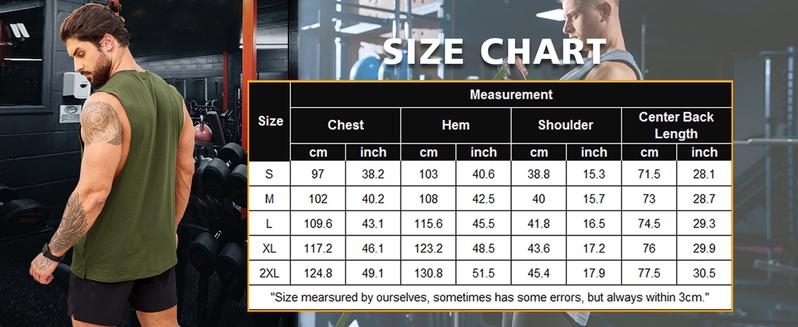 COOFANDY Men Workout Tank Top 2 Pack Gym Bodybuilding Sleeveless Muscle T Shirts