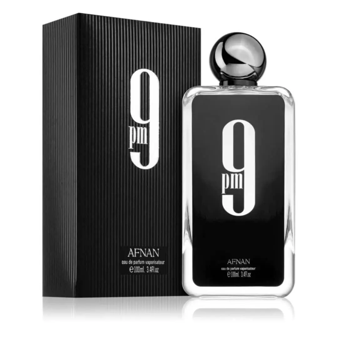 Afnan 9PM Eau de Parfum Spray for Men, 3.4 oz - Amber Vanilla Scent EDP Perfume Spray, EDP Liquid, Men's Stuff, Beauty Products, Gifts for Boyfriend