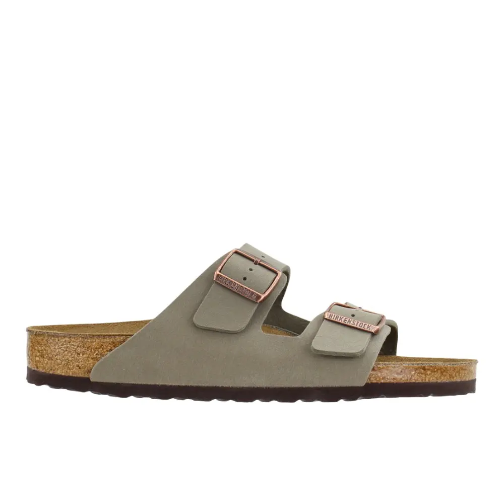 BIRKENSTOCK Mens Arizona Birkibuc Casual Sandals Casual - Grey