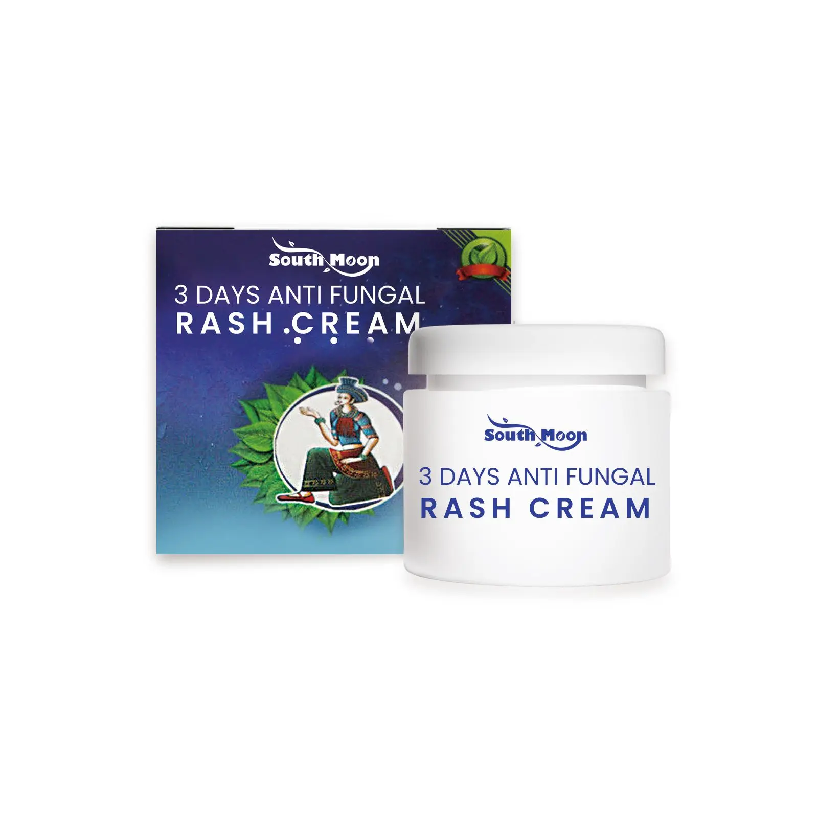 South Moon Anti Fungal Rash Cream, 3 Days Soothing Relief, Skin Barrier Repair, Redness & Itch Calm, Moisturizing Skin Care Cream