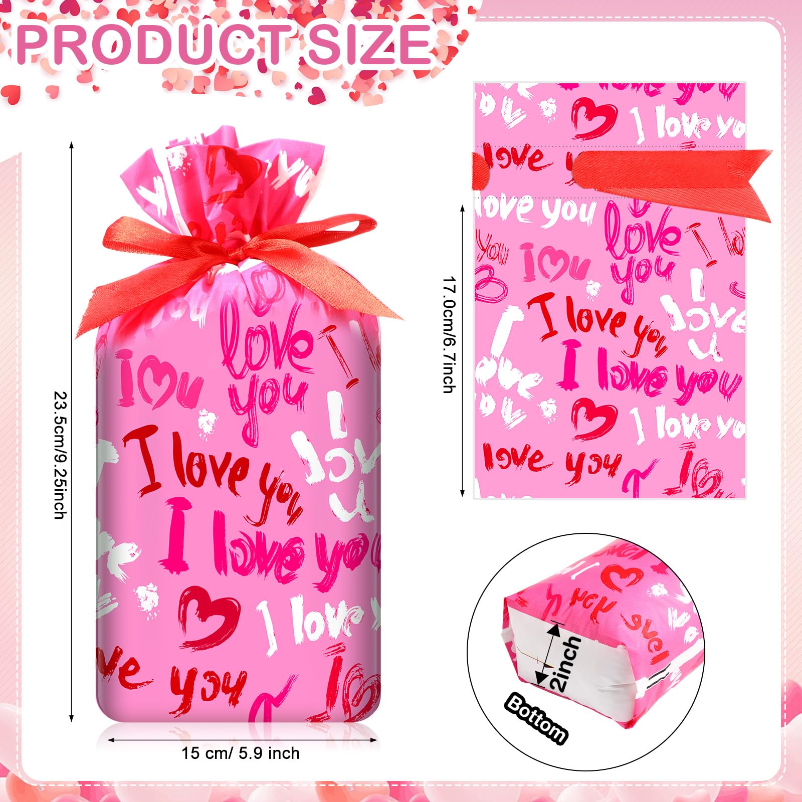 50/150 Pcs Mini Valentines Goodie Bags with Drawstring Tags Fixed Medium Size Bags Appreciation Gift for Friends Teacher Students Office Employee Coworker,Galentine's Day Birthday Holiday Wedding School Classroom Party Supplies,Valentine Gift Exchange 50/150 Pcs Mini Valentines Goodie Bags with Drawstring Tags Fixed Medium Size Bags Appreciation Gift for Friends Teacher Students Office Employee Coworker,Galentine's Day Birthday Holiday Wedding School Classroom Party Supplies,Valentine Gift Exchange