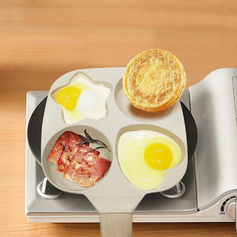 Multifunctional Non-stick Egg Frying Pan–4 Holes Skillet with Wooden Handle,Medical Stone Omelette Maker for Pancakes,Burgers,Breakfast&Quick Cooking at HomeNon-stick Beige Cookware-kitchen supplies-Easter St. Patrick’s Day Holiday Gifts Compact Multifunctional Non-stick Egg Frying Pan–4 Holes Skillet with Wooden Handle,Medical Stone Omelette Maker for Pancakes,Burgers,Breakfast&Quick Cooking at HomeNon-stick Beige Cookware-kitchen supplies-Easter St. Patrick’s Day Holiday Gifts Compact