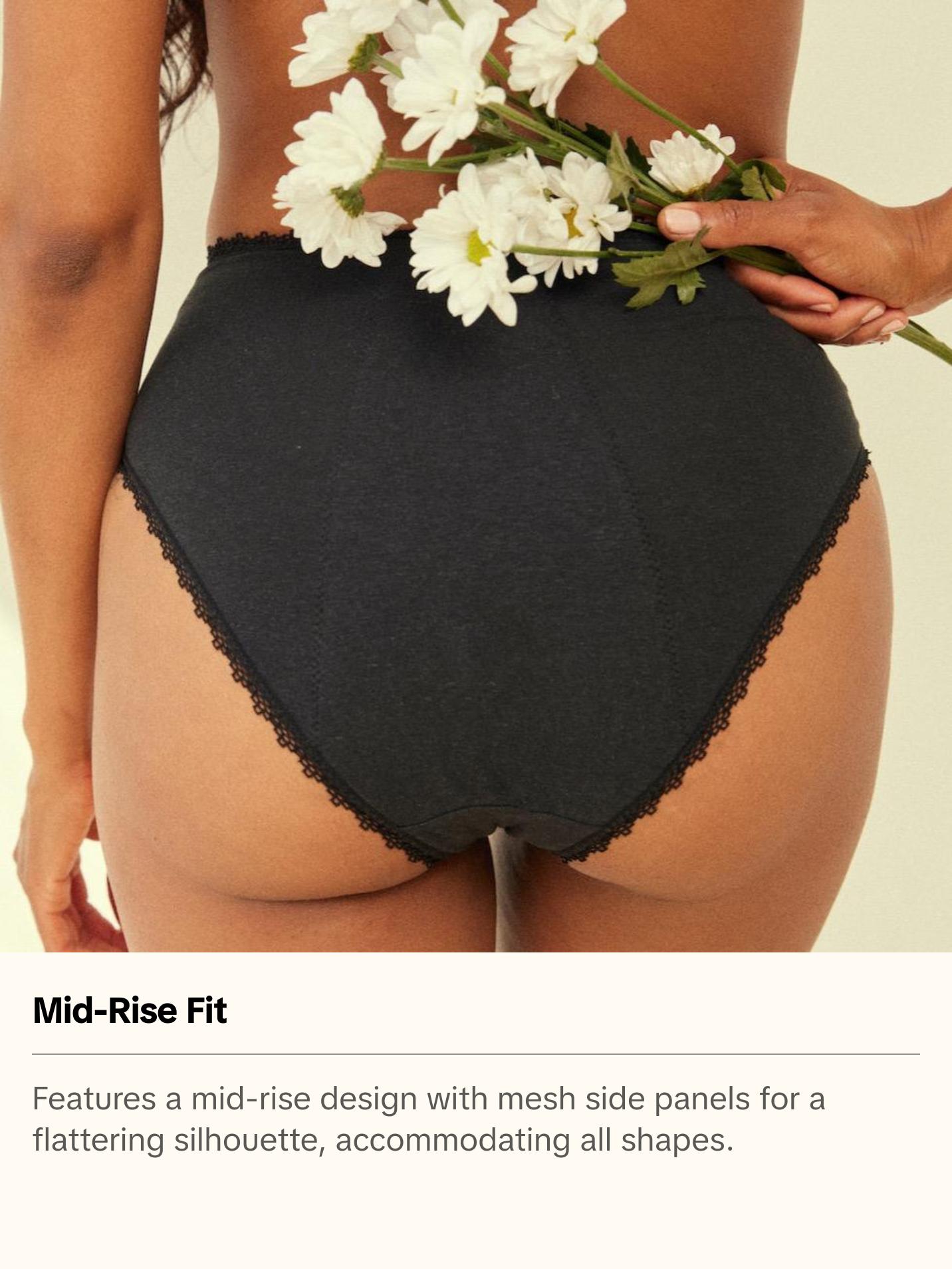 Rif Period Wear Leak Proof Underwear made with Organic Cotton + Hemp Fiber PFA-Free