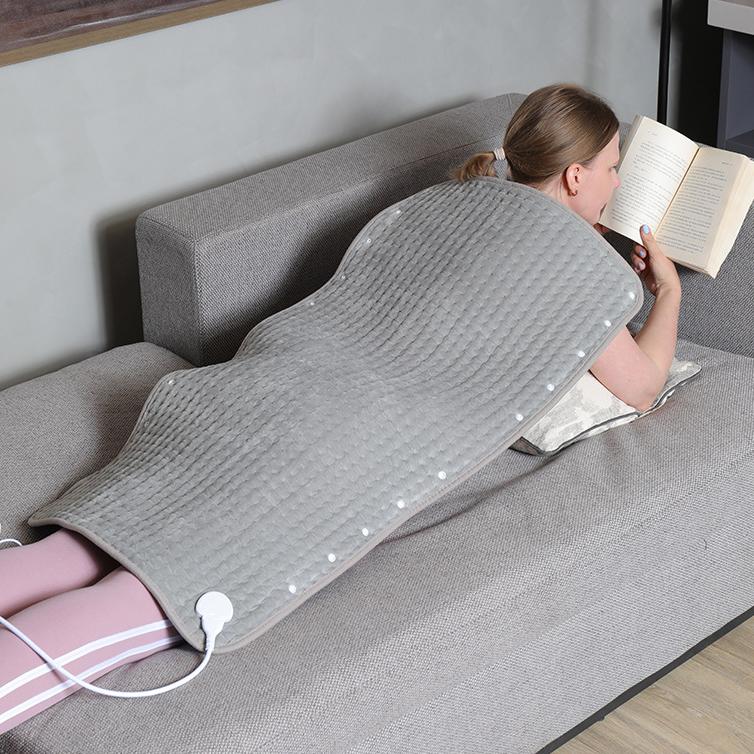 40"x20" Extra-Large xxl Heating Pad, Full Body Electric Heating Pad, Suitable for Back, Neck, Shoulders, Abdomen and Comfort During Women's Menstrual Period, Quickly Heats Up to 131°F, 6 Heat Levels, 4 Timers-Machine Wash, Christmas Gift, Dad, Mom,