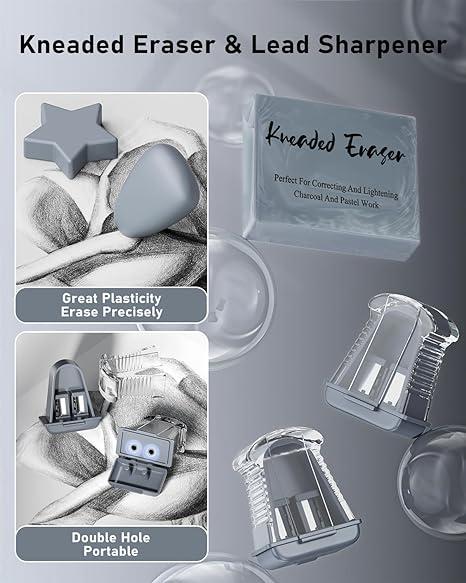 Four Candies 25PCS Mechanical Pencil Set with Case - 3PCS Metal Pencils 0.5 0.7 0.9mm, 3PCS 4B Erasers, 432PCS Graphite Leads for Writing Drawing Sketching Christmas Gifts, Stationery Writing Tools Four Candies 25PCS Mechanical Pencil Set with Case - 3PCS Metal Pencils 0.5 0.7 0.9mm, 3PCS 4B Erasers, 432PCS Graphite Leads for Writing Drawing Sketching Christmas Gifts, Stationery Writing Tools