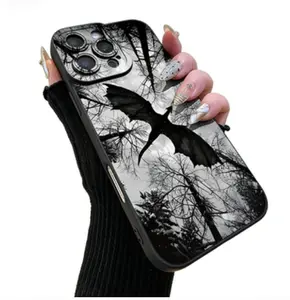 Phone Case - Frosted Soft Case Featuring a Dragon Design, Suitable for Iphone 17 Air/16 15 14 13 12 Pro Max/17 16 15 14 Plus 11/X/XS Max, And Compatible with Samsung S22 S23 S24 S25+ Ultra/Edge/Plus.