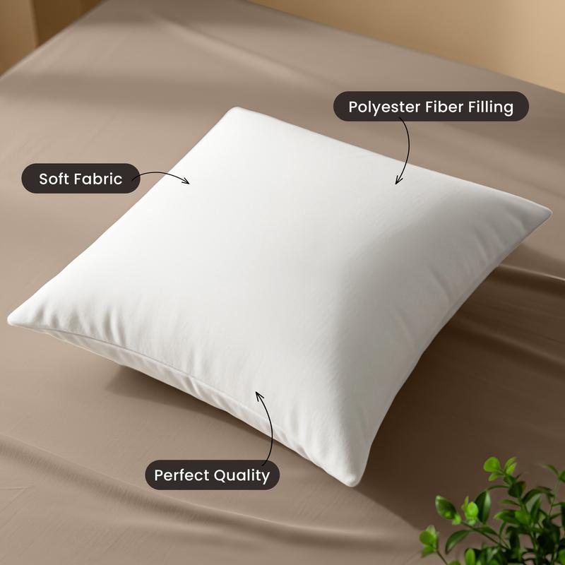 Utopia Bedding White Soft Throw Pillow Inserts – Multiple Sizes & Packs – Plush Brushed Fabric, Breathable & Durable – Sofa, Couch & Bed Decorative Cushion Inserts Utopia Bedding White Soft Throw Pillow Inserts – Multiple Sizes & Packs – Plush Brushed Fabric, Breathable & Durable – Sofa, Couch & Bed Decorative Cushion Inserts