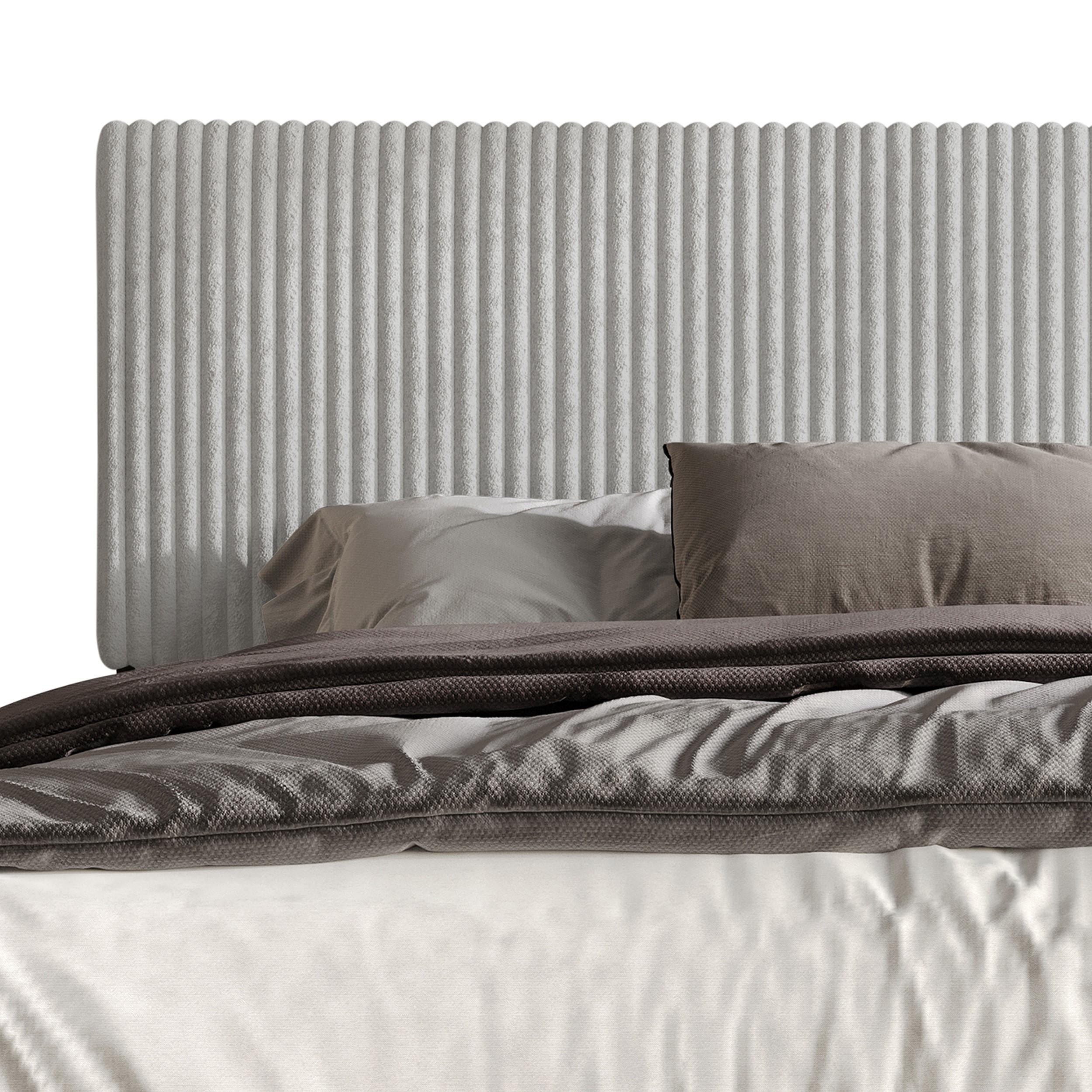Favorer Osceola Upholstered Panel Bed, Box Spring Require, Comfortable and Stylish Design - Available in Multiple Sizes