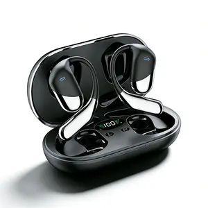 Open-back Bluetooth headphones, suitable for business travel, immersive sound, long battery life, sports headphones, waterproof design.