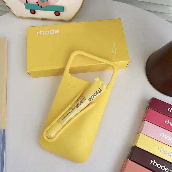 Rhode Lip Case for iPhone 17 Pro Max, Air 16, 15, 14, 13, 12, 11 Pro Max & Plus with Hydrating Peptide Lip Treatment & Bumper Protection