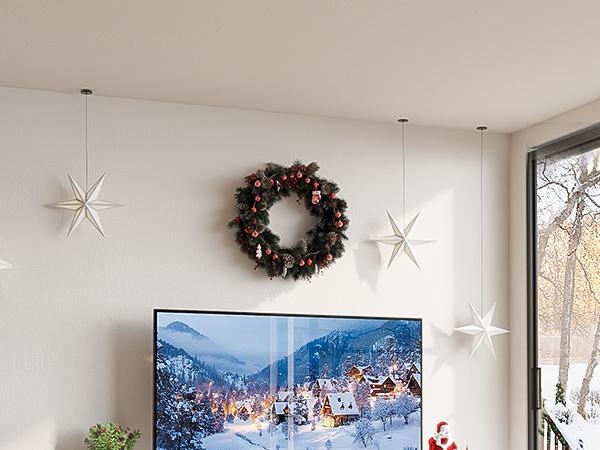PUKAMI 70" Modern Fireplace TV Stand with 36" Electric Fireplace for TVs Up to 80 inch, Luxury LED Light Entertainment Center with High Gloss Cabinet (White, 70" (8 Acrylic Posts))