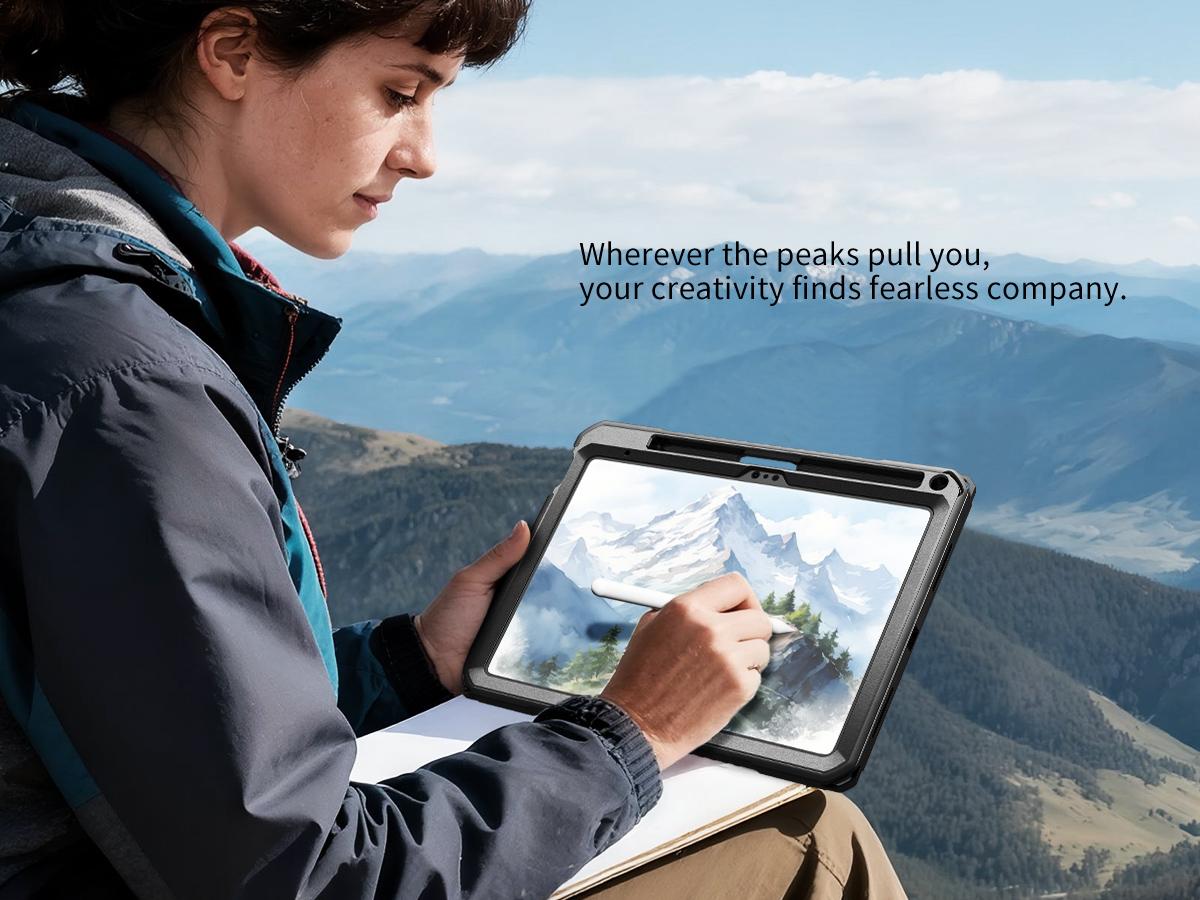 Dexnor Case for iPad (A16) 11th/10th Generation 2025/2022 (11″/10.9″),Rugged Protective Case with 360° Rotating Hand Strap& Stand & Screen Protector & Pencil Holder Shockproof Full-Body Cover Dexnor Case for iPad (A16) 11th/10th Generation 2025/2022 (11″/10.9″),Rugged Protective Case with 360° Rotating Hand Strap& Stand & Screen Protector & Pencil Holder Shockproof Full-Body Cover