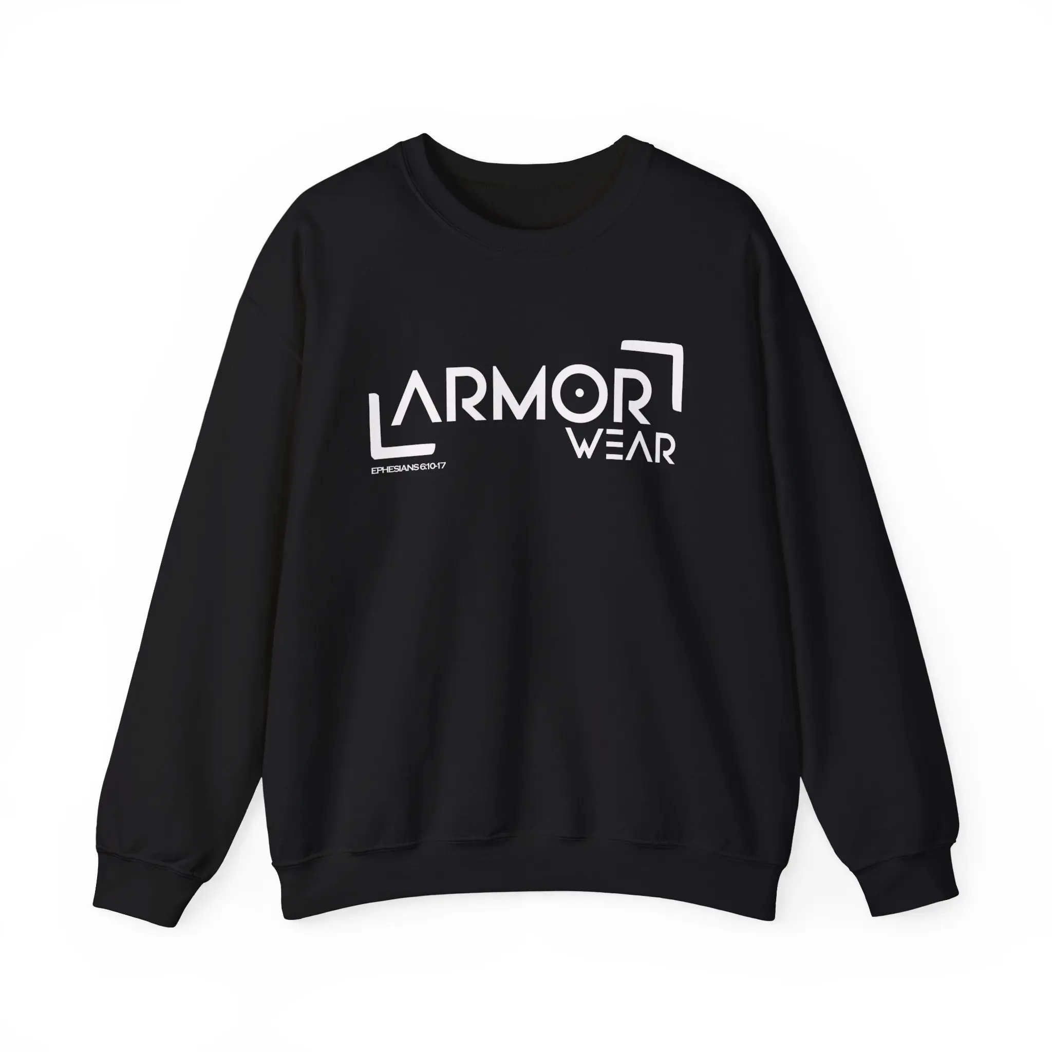 Armor Wear Logo Crewneck Sweatshirt | Tactical Streetwear, Back Text Art