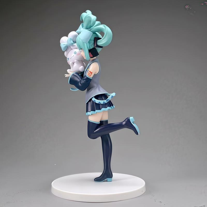 Hatsune Miku anime beautiful girl figure big ears Yugui Dog Hatsune MIKU model doll desktop/chassis/car/gift/ornament