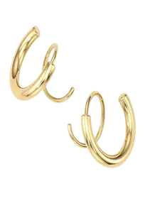 Spiral Hoop Earrings