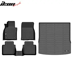 3D Molded Floor Mats TPE + Trunk Mat for Mazda CX-50 2023-2025 All Weather