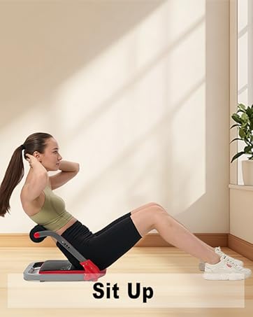 Ab Machine, Sit Up Exercise Equipment, Ab Workout Equipment with 3 Adjustable Resistance, Ab Trainer for Stomach Workout with 330 LBS Weight Capacity, Foldable Ab Crunch Machine for Home Gym Ab Machine, Sit Up Exercise Equipment, Ab Workout Equipment with 3 Adjustable Resistance, Ab Trainer for Stomach Workout with 330 LBS Weight Capacity, Foldable Ab Crunch Machine for Home Gym