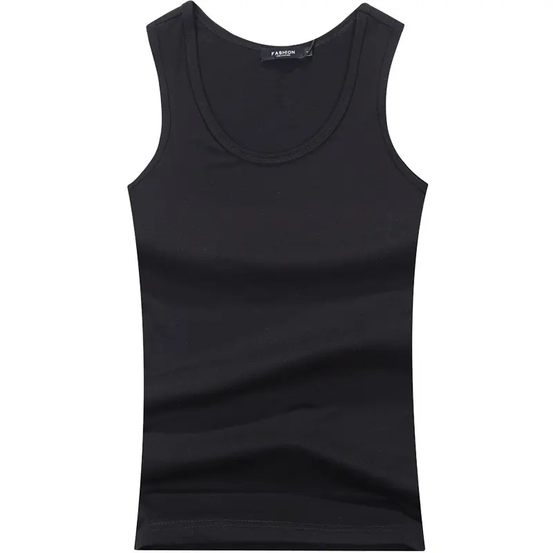 Modal 60-count ice silk cotton vest for men, lightweight, cool, quick-drying, tank top for sports and fitness