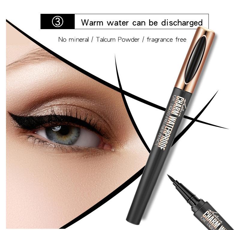 Waterproof Long-Wear Eyeliner Pencil, Smooth-Glide Formula for Sharp or Soft Eye Looks, Smudge-Resistant Daily & Night Makeup Tool  Add Sparkle This Christmas