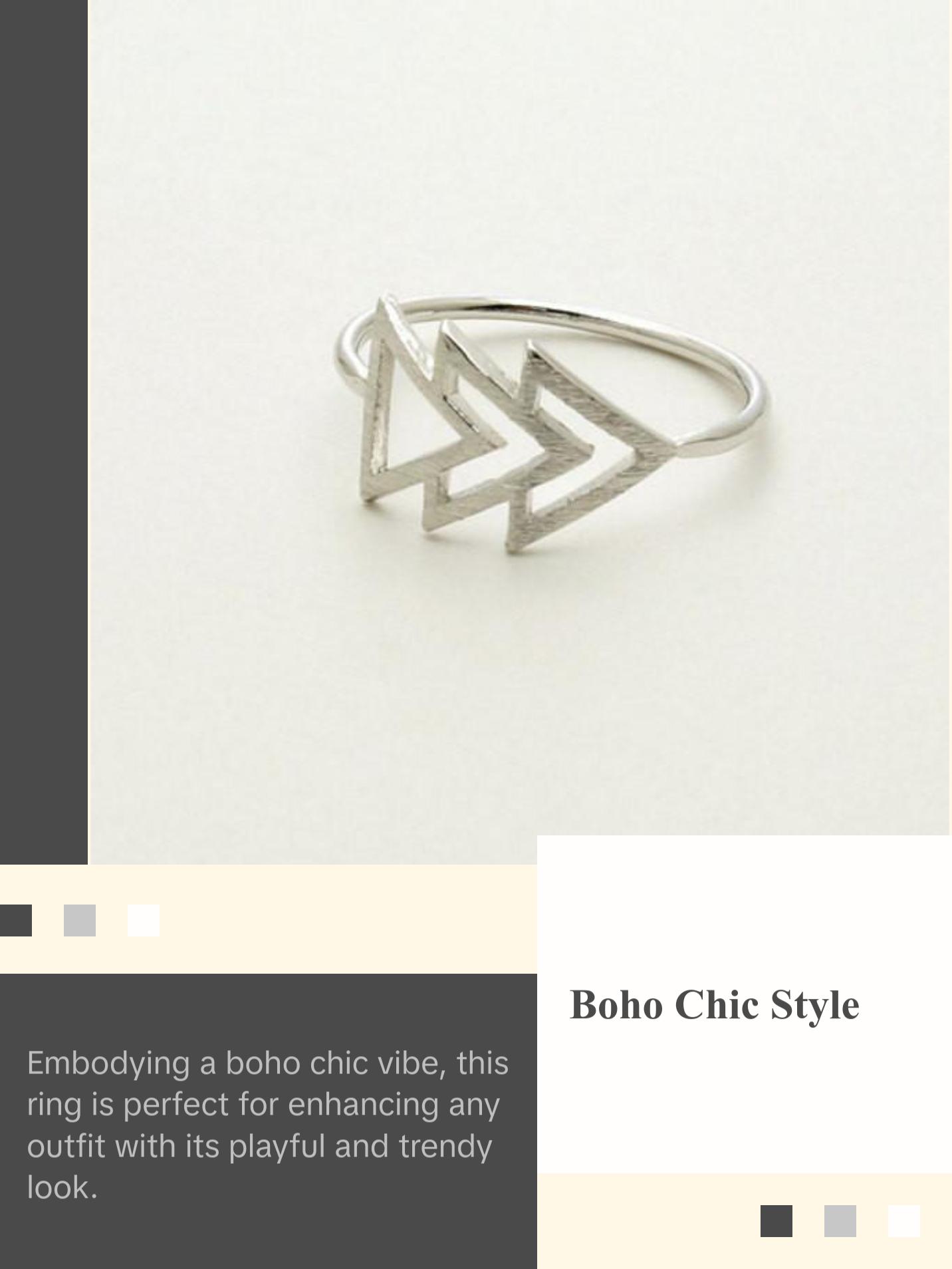 Triangle Ring - Midi Rings