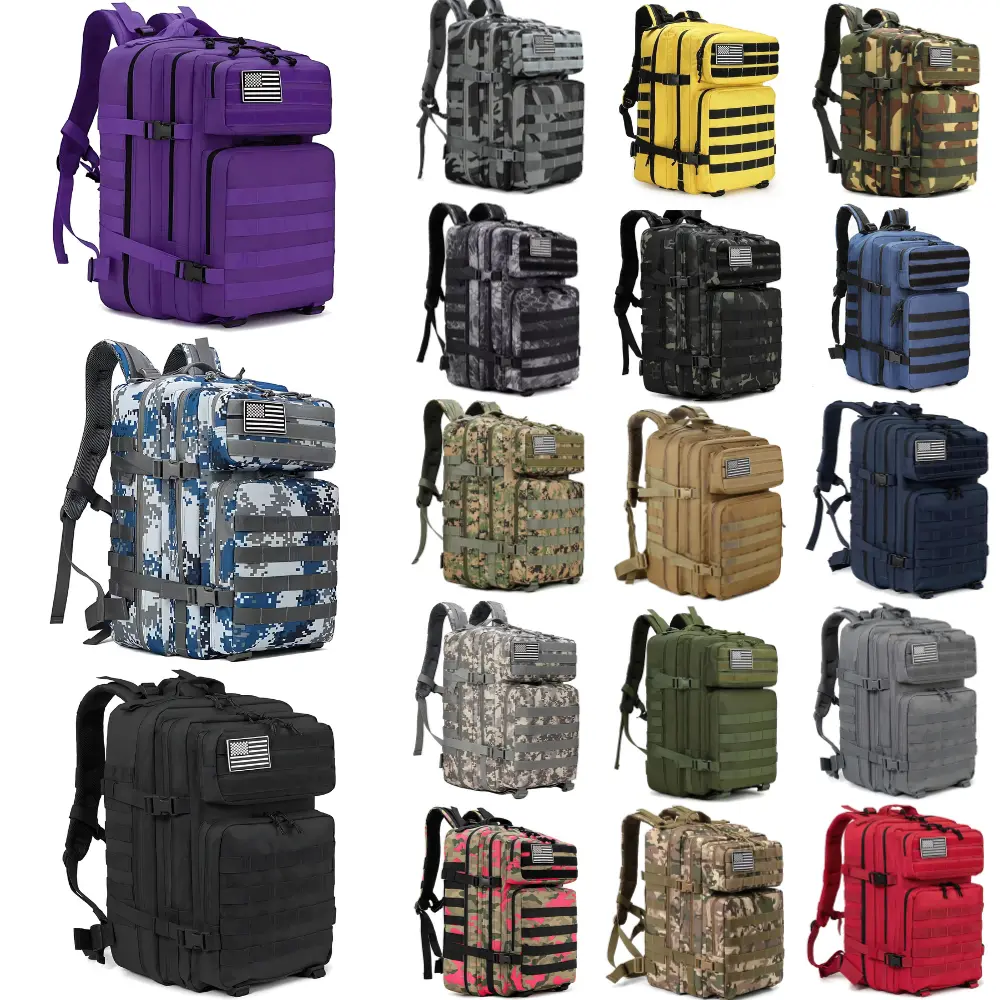 45L Waterproof Tactical Backpack – Military-Grade, Large Capacity Hiking, Camping & Travel Rucksack – Lightweight, Durable Outdoor Bag for Men & Women