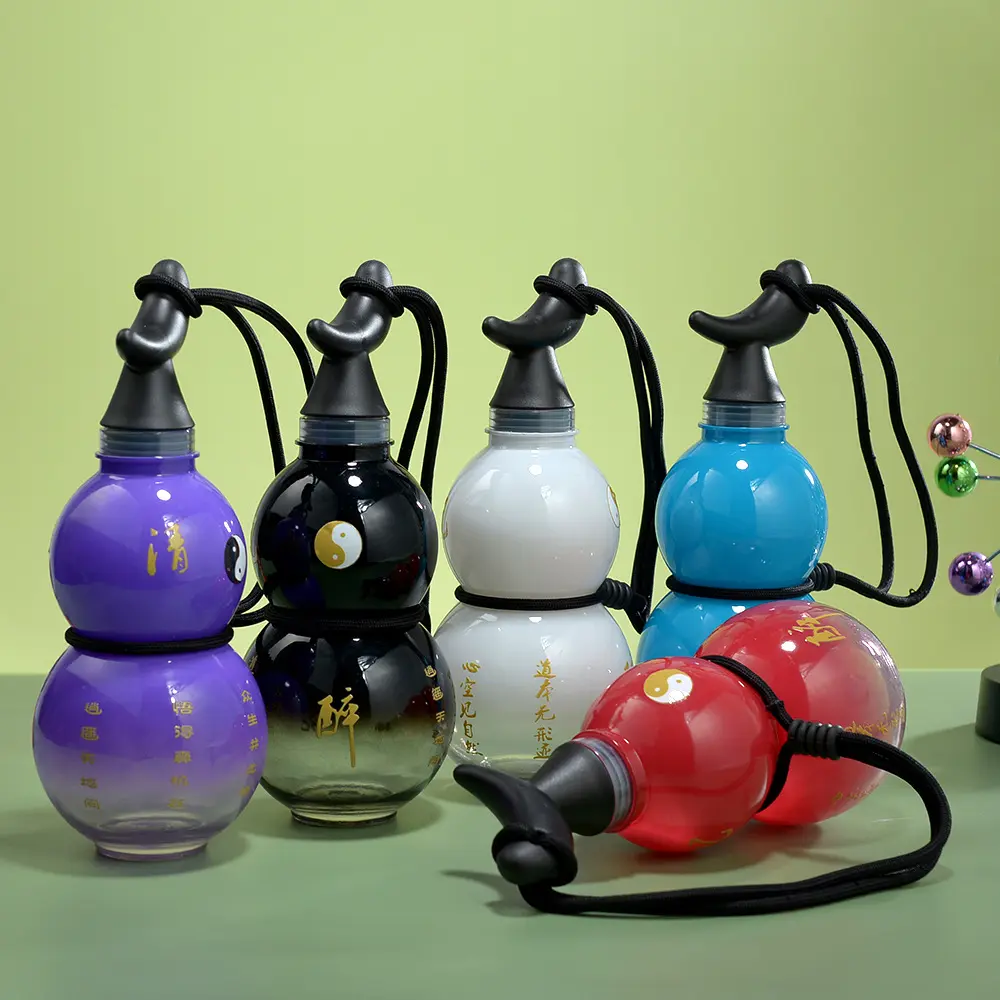 Oriental gourd-shaped sports water bottle, Fulu water cup, mythological student water bottle for both boys and girls, high appearance level, portable, fashionable and trendy.