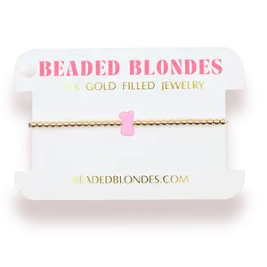 Bunny Bracelet on Gold