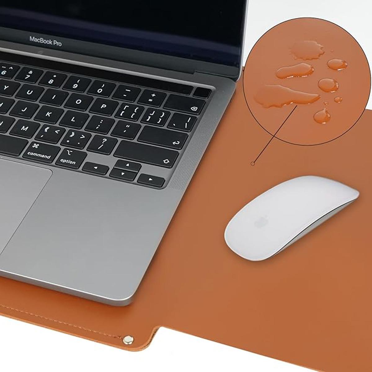 SSYERT 2 in 1 Leather Laptop Tote Bag 14 & 16 inches for Women with Clutch Inner liner bag, Waterproof Leather for Laptops and iPad Cases, Work Tote Bag Purses for Women, Computer bag for Work, Office, Casual