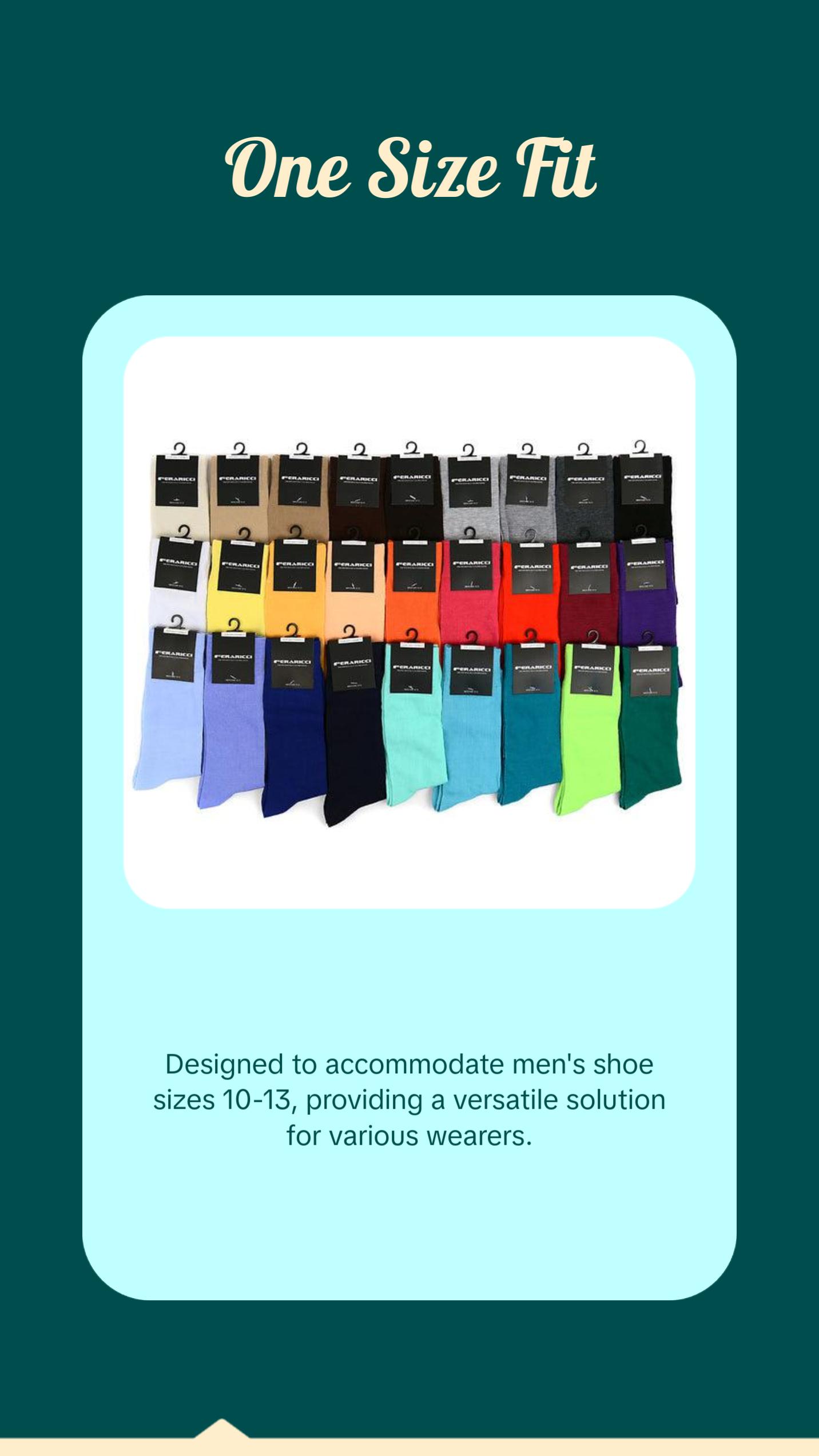 Men's Socks - Solid Crew