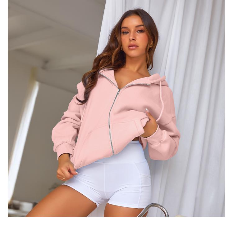 Automet Womens Zip Up Hoodies Oversized Sweatshirts Fall Fashion Outfits Casual Jackets 2025 Winter Clothes SpringStatements