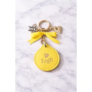 Guardian Collection Vegan Leather AirTag Charm