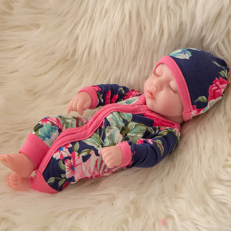 10-in Soft Body Reborn Newborn Babydoll with Movable Joints, Matching Babydoll Top & Cuddly Clothes, Dress Up Doll Gift for Halloween, Christmas (Toys & Hobbies, Dolls & Stuffed Toys), Dress Up Dolls, Reborn Baby Doll