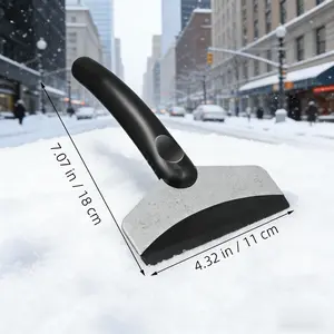 Mini Winter Survival Kit: Portable Ice Scraper and Snow Brush for Car Windshield - Ideal for Cold Weather, Travel & Emergency