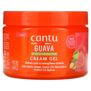 Cantu Guava Style & Strengthen, Cream Gel, 12 oz (340 g) Cantu Guava Style & Strengthen, Cream Gel, 12 oz (340 g)