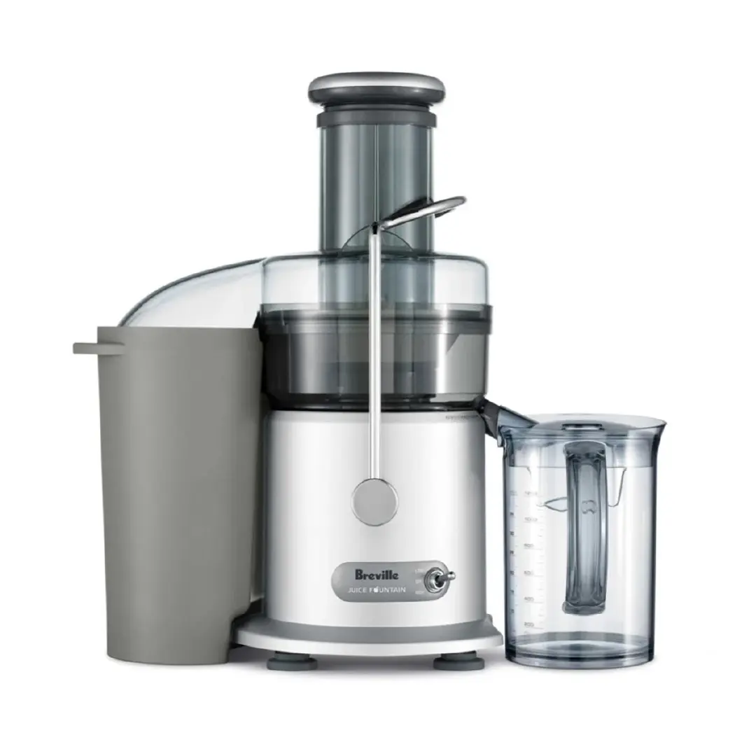 Breville Juice Fountain Plus Dual-Speed Fruit Vegetable Juicer Machine, Powerful Juicer with Whole Fruit Feed Chute, Built-in Froth Separator, Stainless Metal Parts, Standard Plug for Optimum Extraction, Fruit Juice Extractor