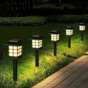 12/24 Solar-Powered LED Lawn Lights Durable construction, IP44 waterproof rating Built-in battery, easy installation Ideal for outdoor gardens, courtyards, and landscape lighting Create festive garden ambiance Warm white/cool white light options