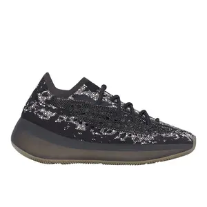 adidas Mens Yeezy Boost 380 Lace Up Sneakers Shoes Casual - Black