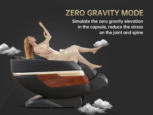 Real Relax F8 massage recliner zero gravity with heating function 18 modes Yoga stretch Bluetooth APP control comfort massage chair