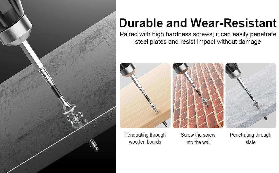 【FathersDayGift】PH2 Magnetic Screwdriver Bit Set - 9 PieceK5 Impact-Resistant S2 Steel Bits , Non-Slip Electric Screwdriver Bit 1/4" Hex, 25-150mm 【FathersDayGift】PH2 Magnetic Screwdriver Bit Set - 9 PieceK5 Impact-Resistant S2 Steel Bits , Non-Slip Electric Screwdriver Bit 1/4" Hex, 25-150mm