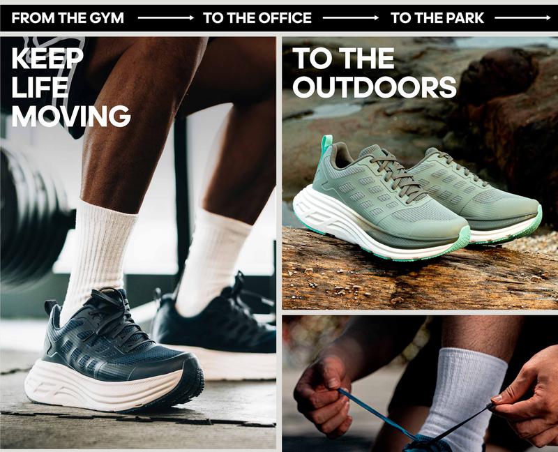 NORTIV 8 Men's Beige Comfortable Walking Running Tennis Shoes ActiveFloat Athletic Gym Workout Jogging Cushioning Sneakers with High-Rebound Midsole & Slip-Resistant Rubber Outsole NORTIV 8 Men's Beige Comfortable Walking Running Tennis Shoes ActiveFloat Athletic Gym Workout Jogging Cushioning Sneakers with High-Rebound Midsole & Slip-Resistant Rubber Outsole