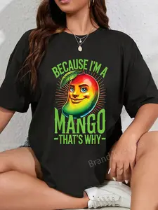 100% Cotton Mango Meme Fruit Lover Fruit Mango I'm A Mango T-Shirt
